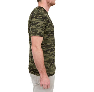 Camiseta de camuflaje duradera de servicio OEM para hombre Camiseta transpirable cómoda y duradera de precio al por mayor para hombre - Product Image 4
