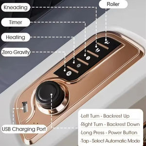 Sistema de Relajación Inteligente 2D 3D 4D, Silla de Masaje Eléctrica de Cuerpo Completo con Rodillos Calientes, Gravedad Cero, Riel SL, Precio de Descuento, Envío Rápido - Product Image 1
