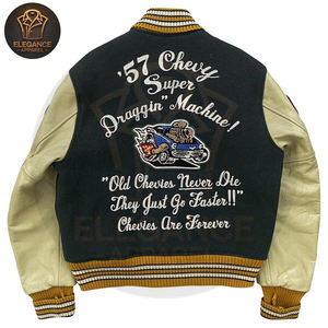 Chaquetas Varsity Personalizadas para Hombre 2025, Color en Contraste, Lona de Alta Calidad, Ropa de Invierno para Adultos, Prenda Exterior Universitaria Cómoda - Product Image 2