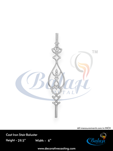 Composant de garde-corps de balcon en fonte d'aluminium gris moderne, finition sablée par projection de granulats, protection, vente en gros 5 - Product Image 4