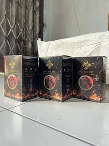 Charbon de coco naturel sans fumée pour chicha, fabriqué à la machine, faible teneur en cendres, haute valeur calorifique, cubes de chicha pour narguilé - Product Image 4