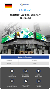 Canbest F4 P4 4Mm 2880X1440Mm 9.44Ftx4.72Ft Entrance Outdoor <strong>Led</strong> <strong>Screen</strong> <strong>Display</strong> Digital Billboard For Restaurant In Italy - Product Image 6