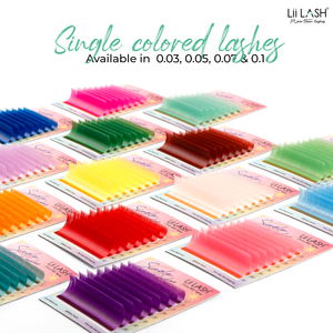 Vente chaude ventilateurs de cils préfabriqués couleur super doux faux vison cils individuels plateau mixte extensions de cils en gros méga volume - Product Image 6