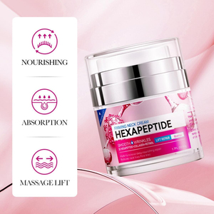 Private Label Natural Repairing Neck Care <b>Face</b> Lotion Hexapeptide Firming Anti-Wrinkle Skin Moisturizing Collagen <b>Cream</b> - Product Image 3