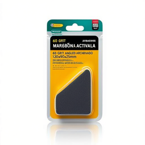 Spugna Abrasiva Angolata 60 Grit 120x90x25mm per Lucidatura Metallo, Legno e Carburo di Silicio - Product Image 2