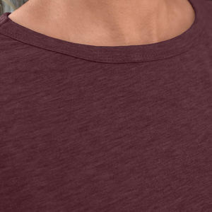 Camiseta de Lona 100% Algodón para Mujer, Corte Regular, Estampado Personalizado, Secado Rápido, Transpirable, Ecológica, para Todas las Temporadas - Product Image 6