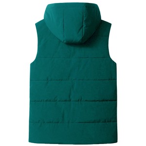 Chaqueta de invierno con bolsillos y cremallera ligera personalizada para hombre, chaleco acolchado transpirable con chaleco grueso, ropa exterior informal para exteriores - Product Image 5