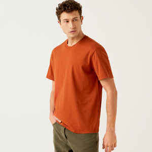 T-shirt pour hommes 100% coton de haute qualité entièrement personnalisable à manches courtes col rond imprimé t-shirts conception d'impression personnalisée - Product Image 5