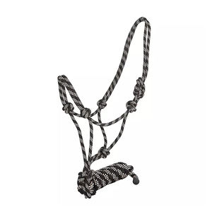 Venta caliente de calidad superior de cuero real caballo Headcollar Halter sintético equipo de equitación - Product Image 1