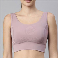 Nouvel Arrivage Soutien-Gorge de Sport Femme Haute Qualité Sans Coutures Yoga Fitness Respirant Séchage Rapide Écologique Personnalisable Soutien Léger