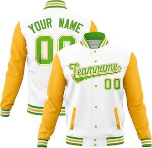 Chaqueta Universitaria Estilosa 2025 al por Mayor, Personalizada OEM ODM para Hombre, Cuello Alto, Diseño con Logotipo Bordado en la Parte Delantera, Disponible al por Mayor - Product Image 5