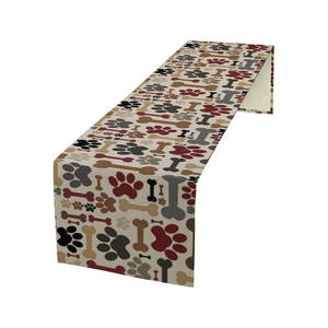 Chemin de table de mariage fantaisie brodé en tissu de coton pur imprimé personnalisé de dernière génération à vendre - Product Image 4