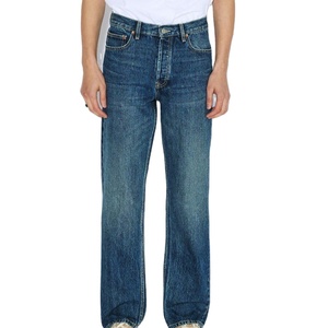 Vaqueros Baggy Y2K Personalizados para Hombre, Lavado a la Piedra, con Estampado de Diamantes de Imitación, Pierna Recta, Estilo Urbano, Moda Vintage - Product Image 1