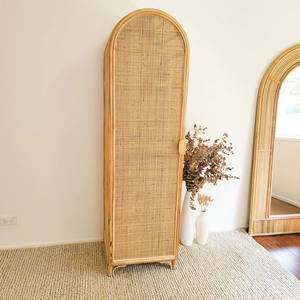 Armario de ropa de ratán natural para muebles de interior al mejor precio armarios - Product Image 5