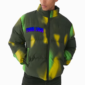 Veste d'hiver matelassée personnalisée pour hommes, style tendance, vêtements chauds, veste d'hiver matelassée ajustée pour hommes - Product Image 5