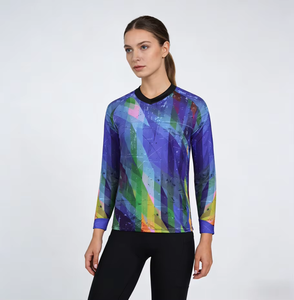 Maillot de VTT unisexe à manches longues, sublimation personnalisée, séchage rapide, respirant, léger, vente en gros, directement de l'usine - Product Image 6