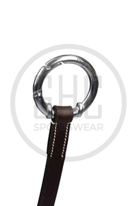 Plastron 5 points confortable de haute qualité pour les cavaliers nouveauté produit en cuir équestre en gros fabriqué au Pakistan - Product Image 4