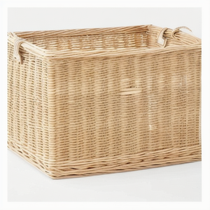 Vietnamese Handicraft Rattan <b>Woven</b> Storage <b>Baskets</b> Eco-friendly for Food Storage in Bedroom Kitchen Restaurant - Product Image 1