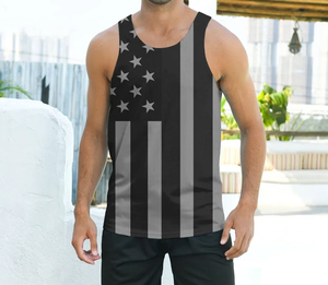 Impresión personalizada al por mayor precio de los hombres Stringer Tank Top Muscle Fitness Gym Wear 100% algodón poliéster Material hombre Tank Tops - Product Image 4
