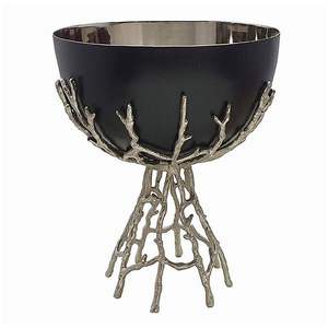 Handcrafted Decorative <b>Metal</b> <b>Bowl</b> With Stand For Home Interiors With Artistic Touch And Modern Style Look - Product Image 5