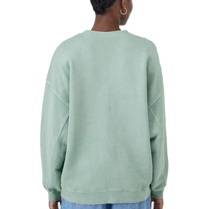 Sweat-shirt décontracté pour femme, haut vintage, manches longues, doux, facile à porter, uni, facile à laver, léger, confortable, élégant, col rond, séchage rapide - Product Image 3