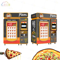 Distributeur automatique de pizzas intelligent à écran tactile Caiyunjuan, SDK, écran 27/55 pouces, capacité 72 pièces, système de refroidissement rapide