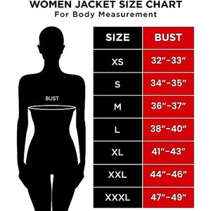 Women's Winter Slim Leather Jacket Fashionable Breathable Denim Stand Collar Wholesale New Genuine Outdoor Customized Colors - Product Image 6