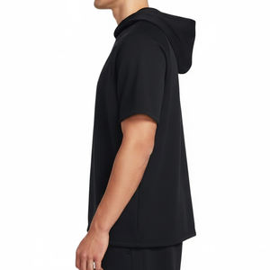 Sudaderas con Capucha de Media Manga Transpirables de Primera Calidad para Hombre, Nuevo Modelo, 100% Algodón Felpa - Product Image 3