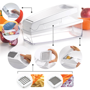 Household Veggie Dicing Tool, Multi Blade <b>Vegetable</b> <b>Cutter</b> Dicer for Cubes Strips Slices Kitchen Prep Gadget - Product Image 1