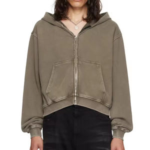 Sudaderas con Capucha para Mujer 100% Algodón al por Mayor, Anti-Pilling, Logotipo Personalizado Impreso en DTF, Ajuste Holgado, Antiarrugas, Transpirables - Product Image 5