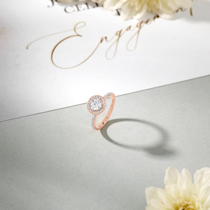 Anillo de compromiso True Circle con diamantes para mujer - Product Image 2