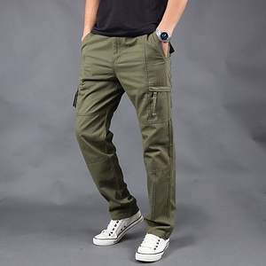 Pantalon cargo pour homme, toile légère, taille mi-haute, haute qualité, meilleur prix, fabriqué au Bangladesh - Product Image 1