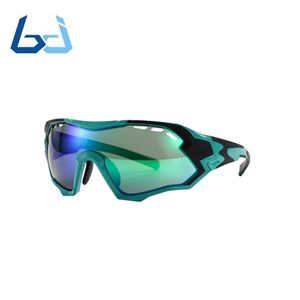 Borjye J157-gafas de sol deportivas para ciclismo, montura totalmente negra, tr90, antiarañazos - Product Image 3
