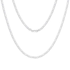 Collar Plano con Diamantes Cultivados en Laboratorio, Chapado en Oro, Plata de Ley 925, Estilo Hip Hop, Joyería de Alta Gama para Hombre y Mujer, Venta al Por Mayor - Product Image 4