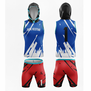 Uniforme de Verano de Alta Calidad para 7v7, Diseño Clásico con Estampado Digital de Bandera, Personalizado OEM, Transpirable, de Secado Rápido, Antibacteriano, Sin Mangas, 100% - Product Image 3