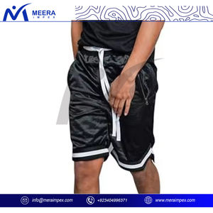 Short de compression d'été à séchage rapide pour homme High Street Short de course d'entraînement à motif solide Short de sport à sublimation avec cordon de serrage - Product Image 4