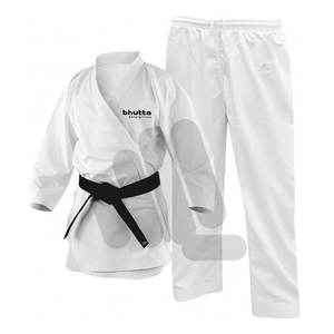 Uniforme de karaté blanc avec ceinture respirant léger élastique costume d'entraînement uniforme de karaté uniforme de karaté sur mesure - Product Image 1