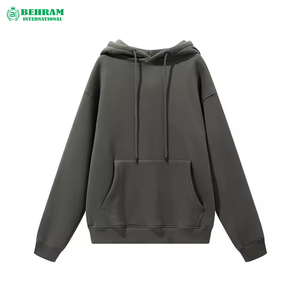 OEM Design High Quality Acid Wash <b>Hoodies</b> 2024 Wholesale Thermal Breathable Quick Dry Sustainable 100% Cotton Fleece/French - Product Image 4