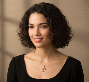 Collier pendentif chat en or rose et diamants de luxe pour femmes, bijoux fins - Product Image 4