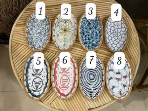 La bandeja de servicio tejida más barata, bandeja ovalada de ratán de alta calidad ecológica para alimentos de frutas hecha en Vietnam - Product Image 5