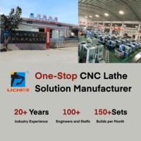 LICHI CNC Mini tour CNC servomoteur Fanuc tour à métaux CNC automatique avec double broche