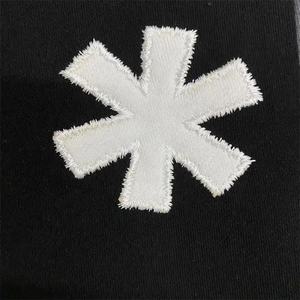 Automne hiver mode Streetwear hommes survêtement Flare pantalons de survêtement personnalisé en détresse Patch jambe large empilé pantalon blanc hommes pantalons de survêtement - Product Image 4