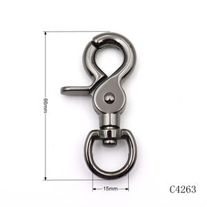 Correa de perro de servicio pesado Cierre de <span class=keywords><strong>metal</strong></span> Correa de 25mm Gancho de presión giratorio para correas de mascotas - Product Image 3