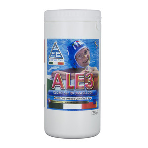 Cloro X per Piscine in Pastiglie Effervescenti da 3,5 g, Disinfettante Antibatterico, Confezione da 1 kg - Product Image 1