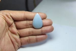 ที่ยอดเยี่ยมคุณภาพชั้น 100% Angelite ธรรมชาติลูกแพร์ตัดรูปร่าง Cabochon หลวมอัญมณีแท้สําหรับทําเครื่องประดับในอัตราจํานวนมาก - Product Image 2