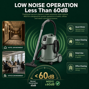 Aspirateur silencieux 18 kPa, aspirateur sec et humide pour le <span class=keywords><strong>nettoyage</strong></span> des hôtels et des propriétés intérieures - Product Image 2