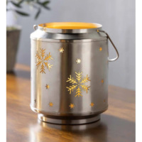 Portavelas de Metal de Lujo Estilo Marroquí al por Mayor, con Característica Libre de Plomo, para Decoraciones Navideñas del Hogar