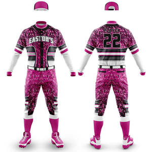 2024 High Quality Adult <b>Baseball</b> Uniform & Jersey Breathable 100% Polyester Customizable Sizes & Colors - Product Image 3