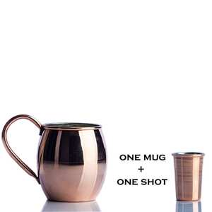 Taza de cobre puro 100%, taza de cobre, taza de cobre de mula de Moscú - Product Image 4