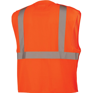 Logo personnalisé votre propre conception gilet de travail grande taille pour la sécurité meilleure fabrication gilets de sécurité en matériau respirant sur mesure - Product Image 3